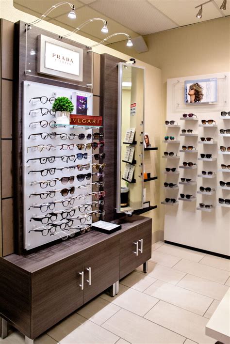 the optical shop.